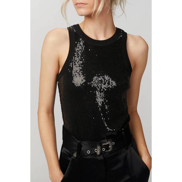 NEW IN THE MOOD FOR LOVE jeet top in black - Picture 4 of 4